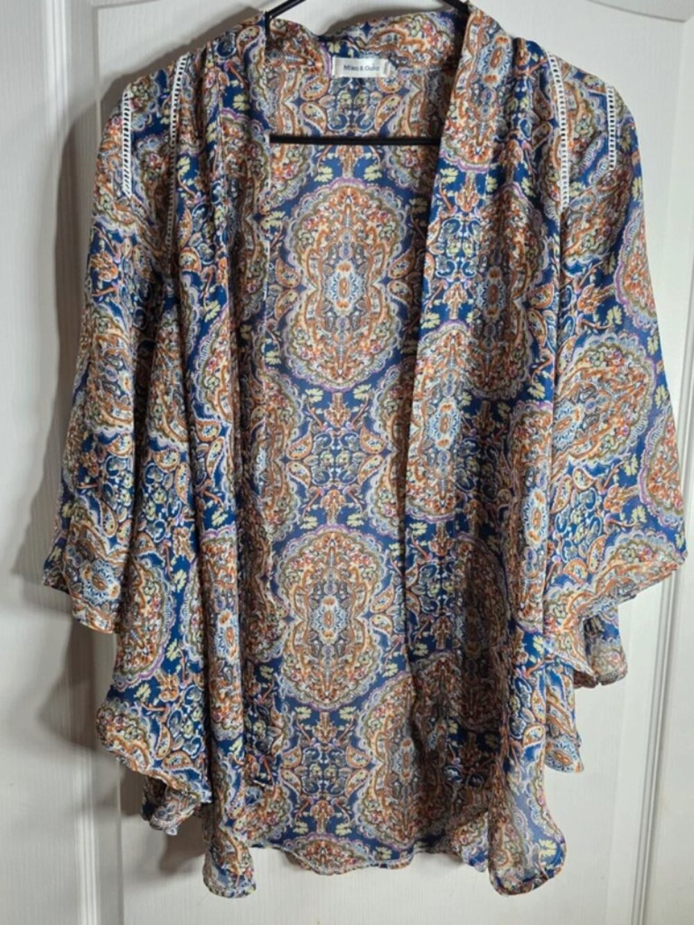 Mika and Gala Multi-colored cardigan size large